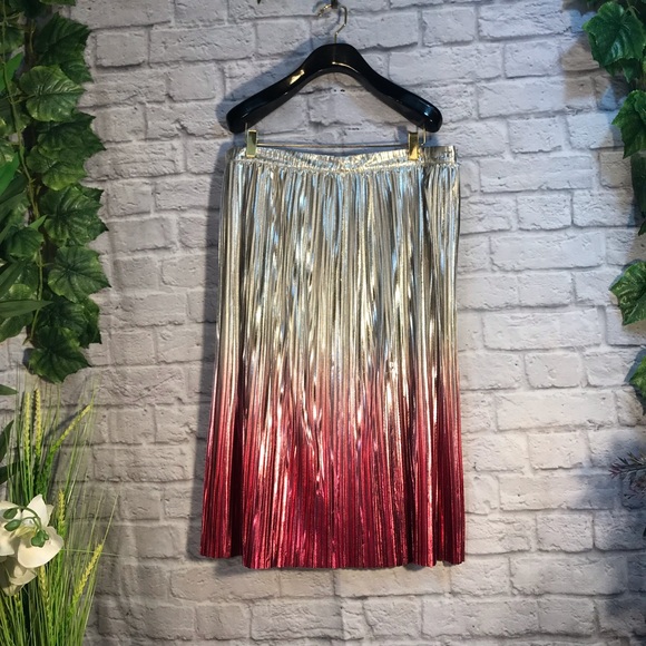 Anthropologie Ombre Pleated skirt - Picture 11 of 16